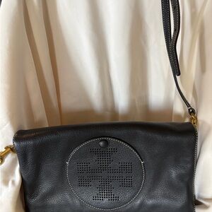 Tory Burch Black Leather Crossbody Bag